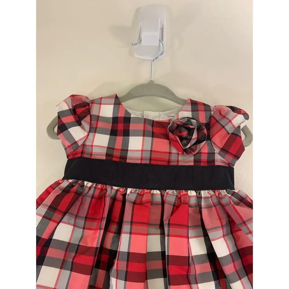 CARTER’S Infant Classic Holiday Plaid Dress / Size: 3 Months
